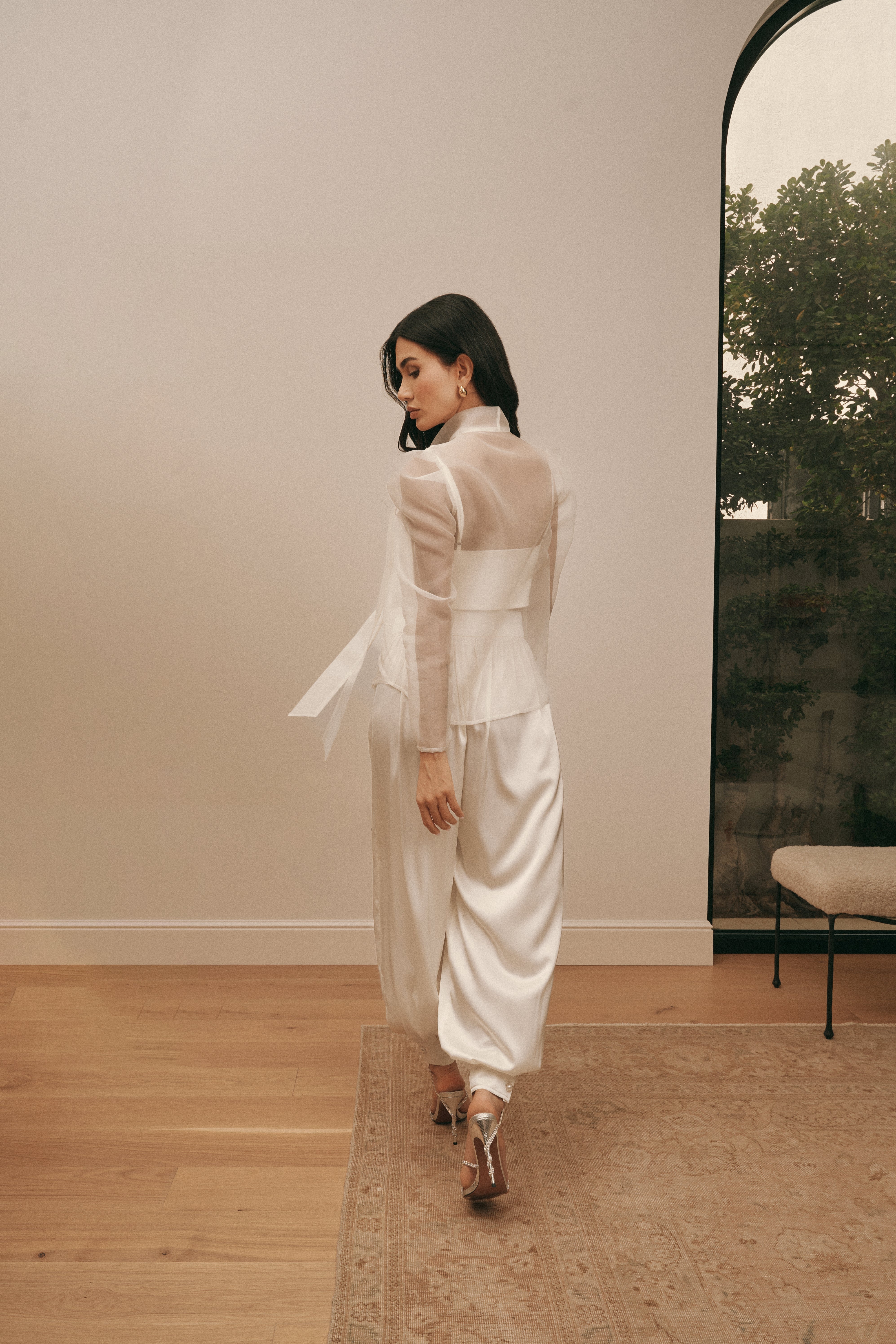 Crème Luna Balloon Pants