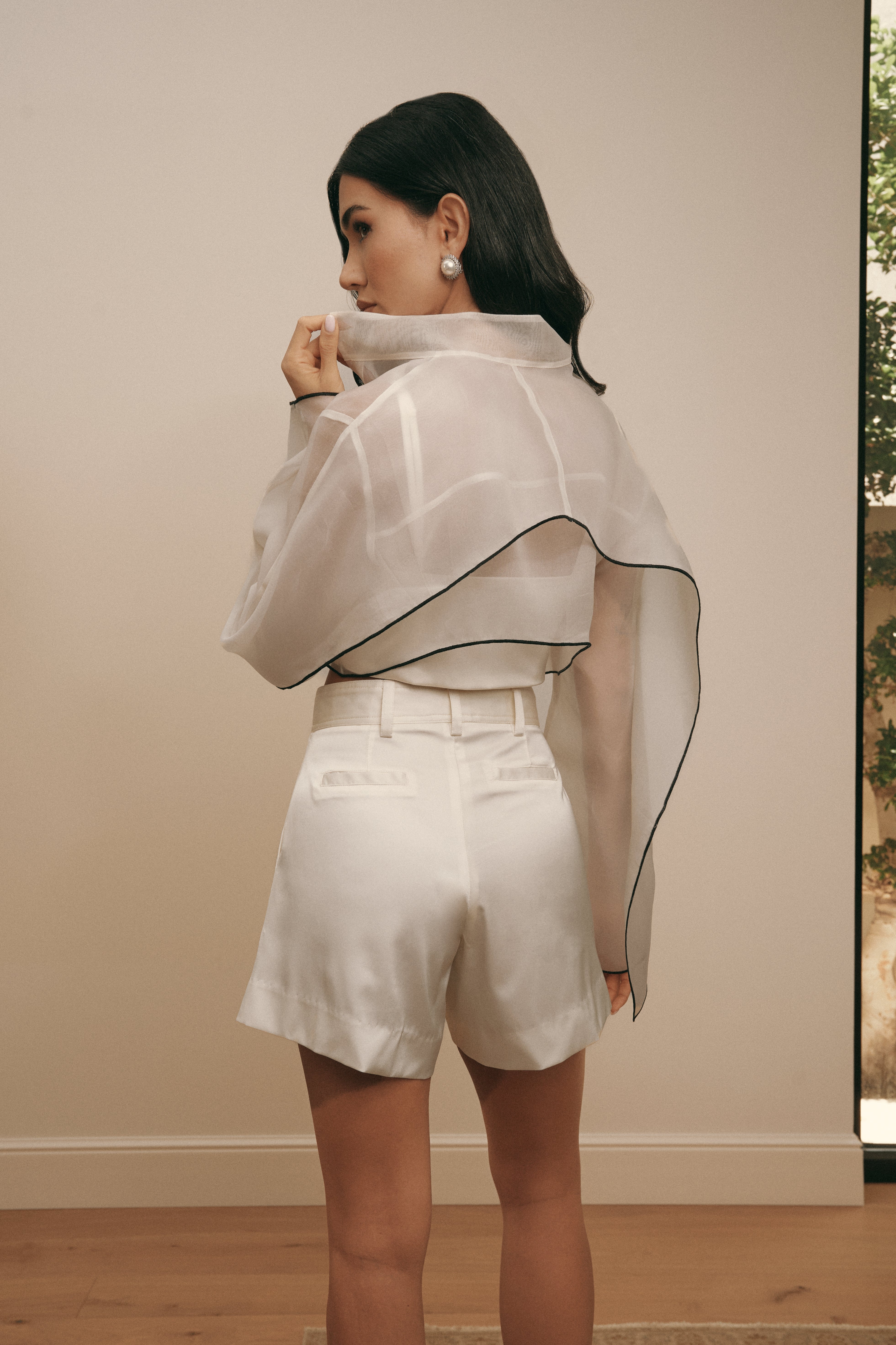 Crème Mia Blouse