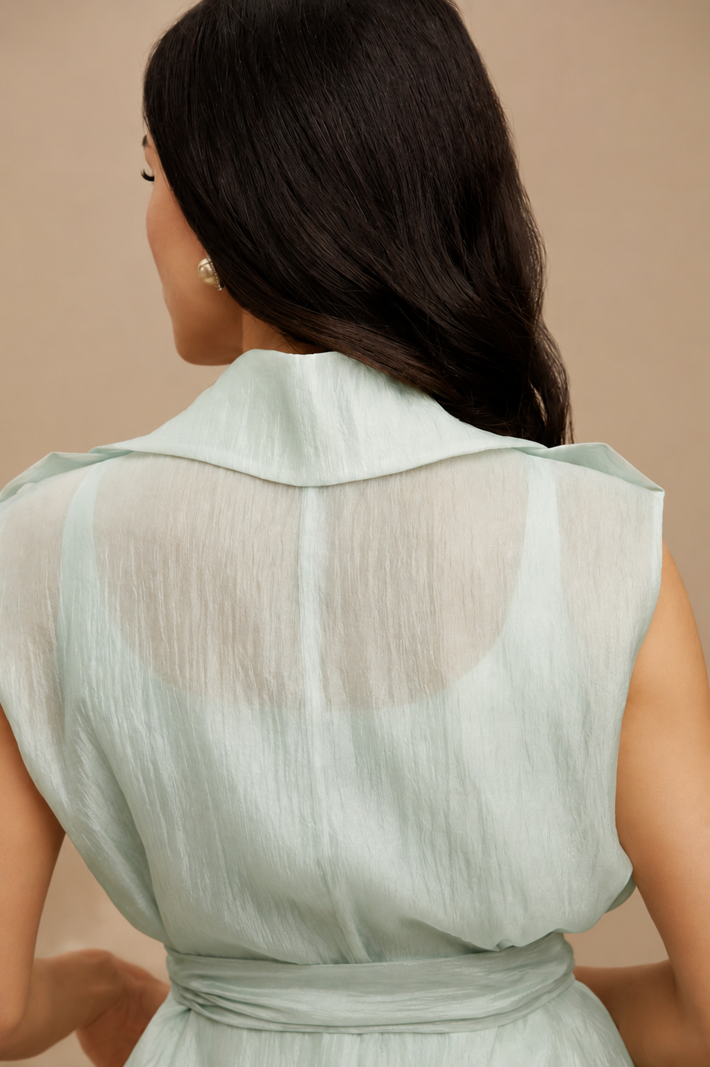 Vert Sienna Trench Top