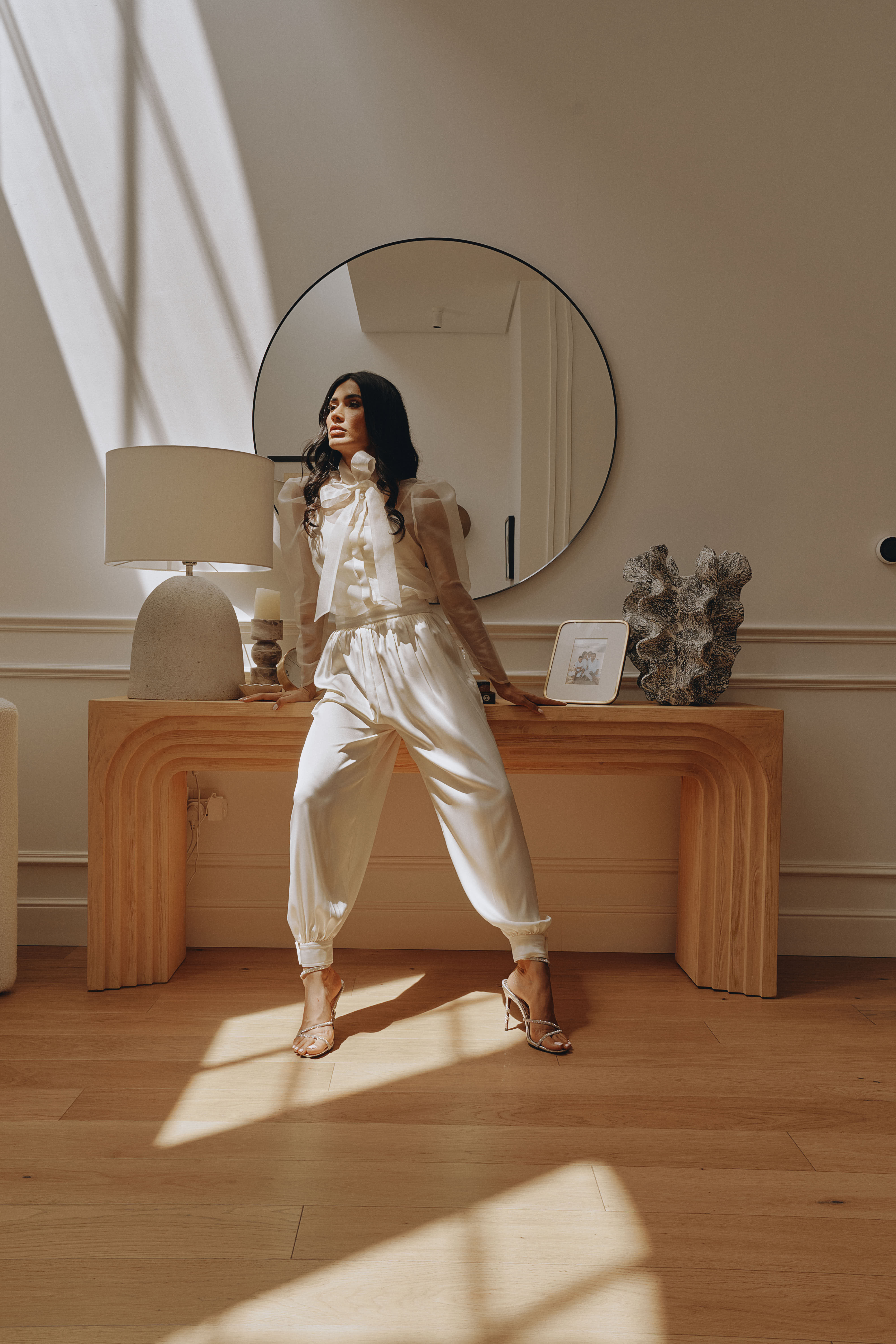 Crème Eva Blouse