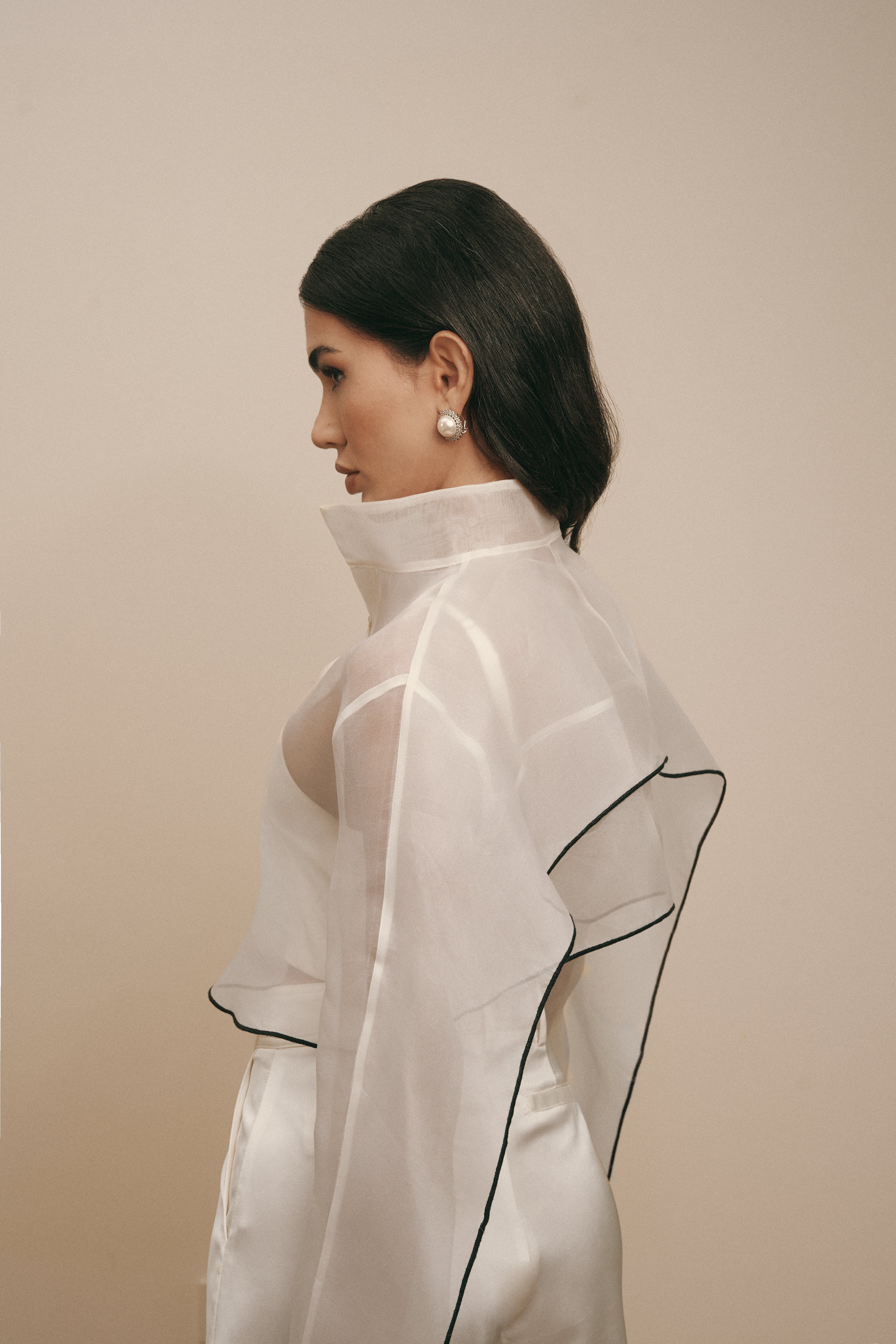 Crème Mia Blouse