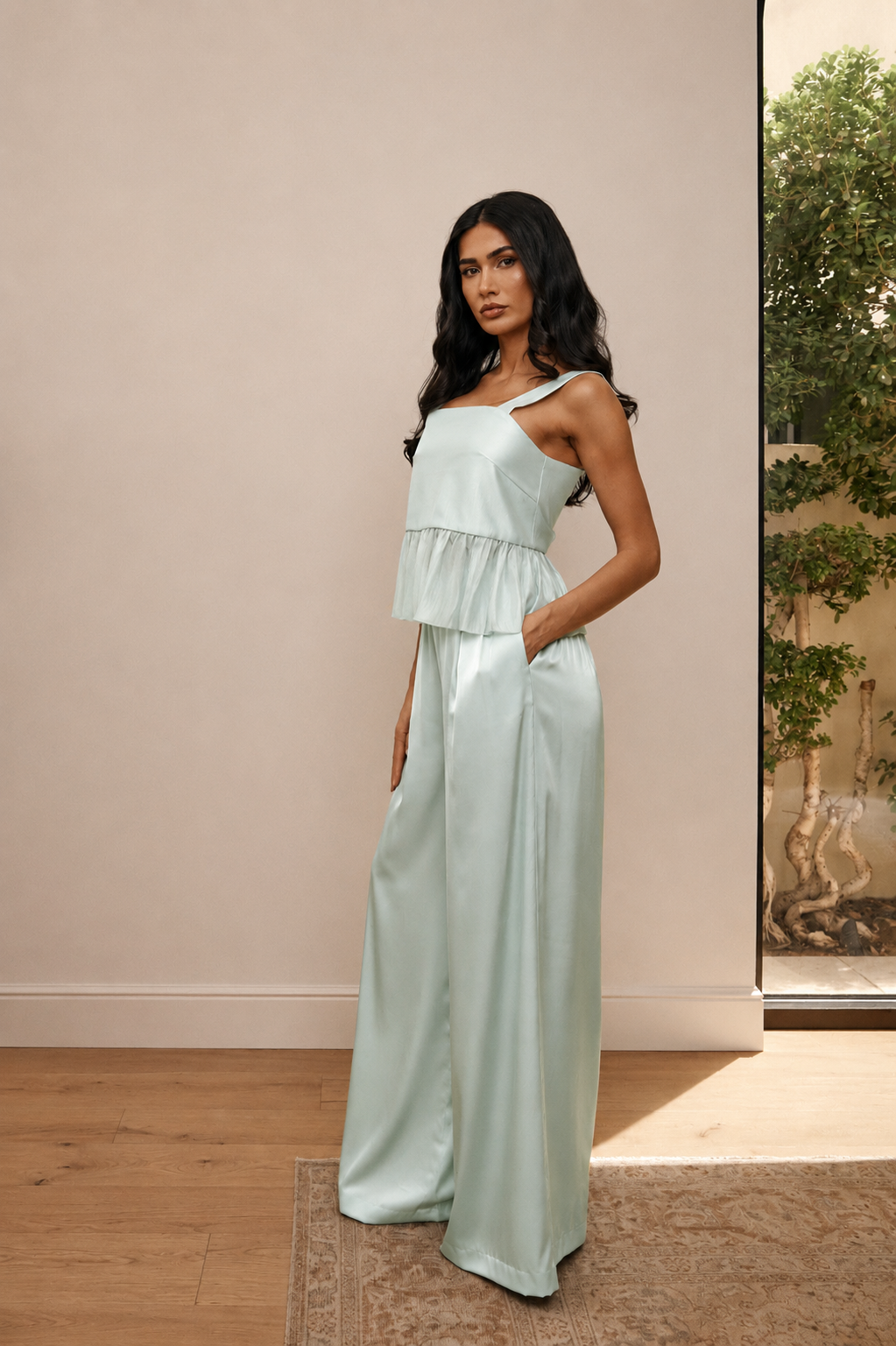 Vert Adele Flare Top