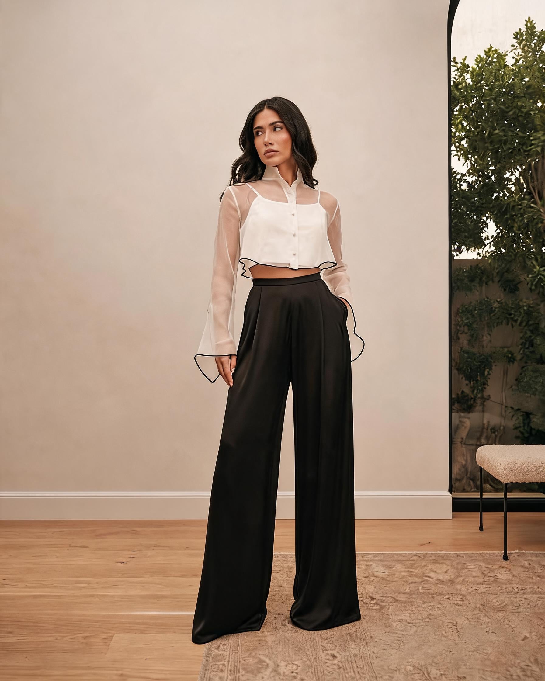 Crème Mia Blouse